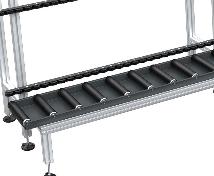 Manual Assembly Benches V-link Roller conveyor Tekna